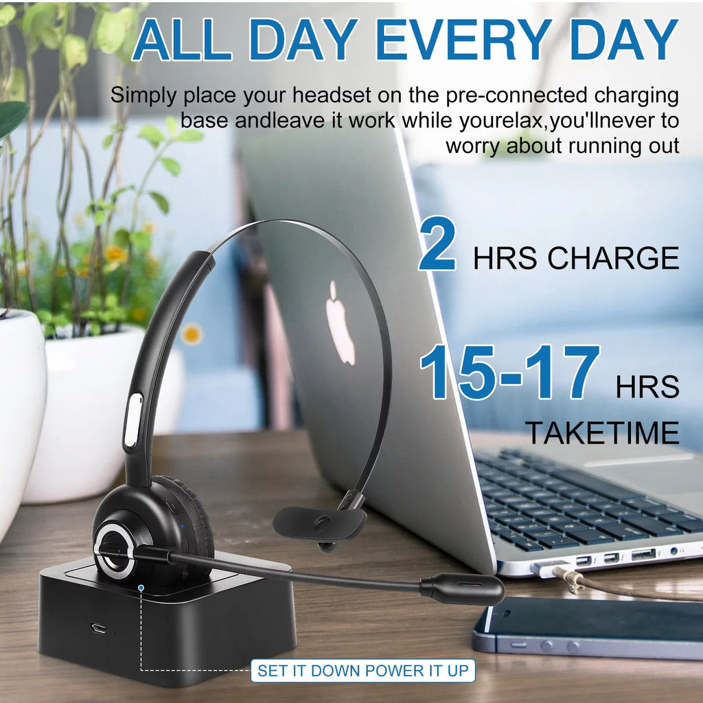 for Comfortable Dock Noise Charging Pro Oppo with Mute Phone With Bluetooth Charging with Headset Mic Wireless RX17 UX-M97 Cell Base Headset Wireless Headset, Microphone, Function Isolation