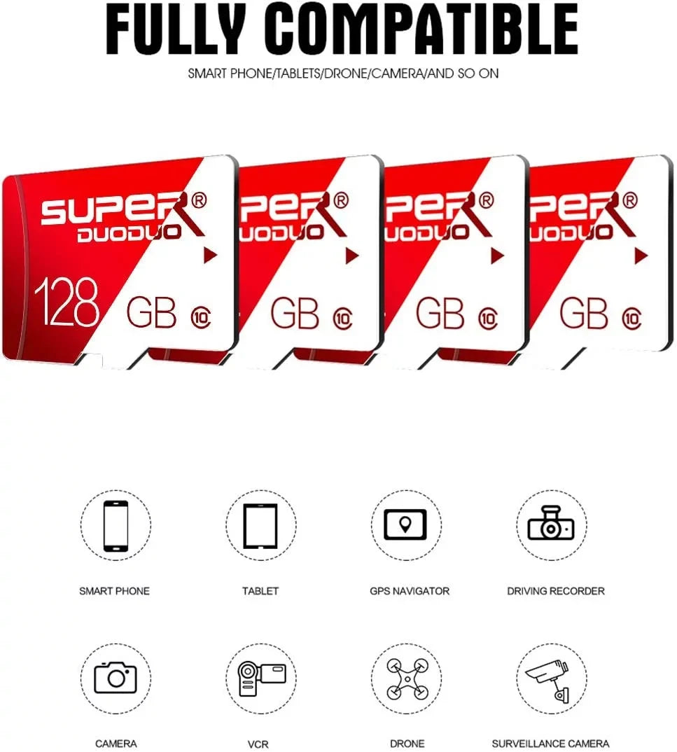 Memory 1TB 1TB and TF Cl10 Adapter 1TB Cams,Action SD Speed High ro GOPRO,Dash for 1TB