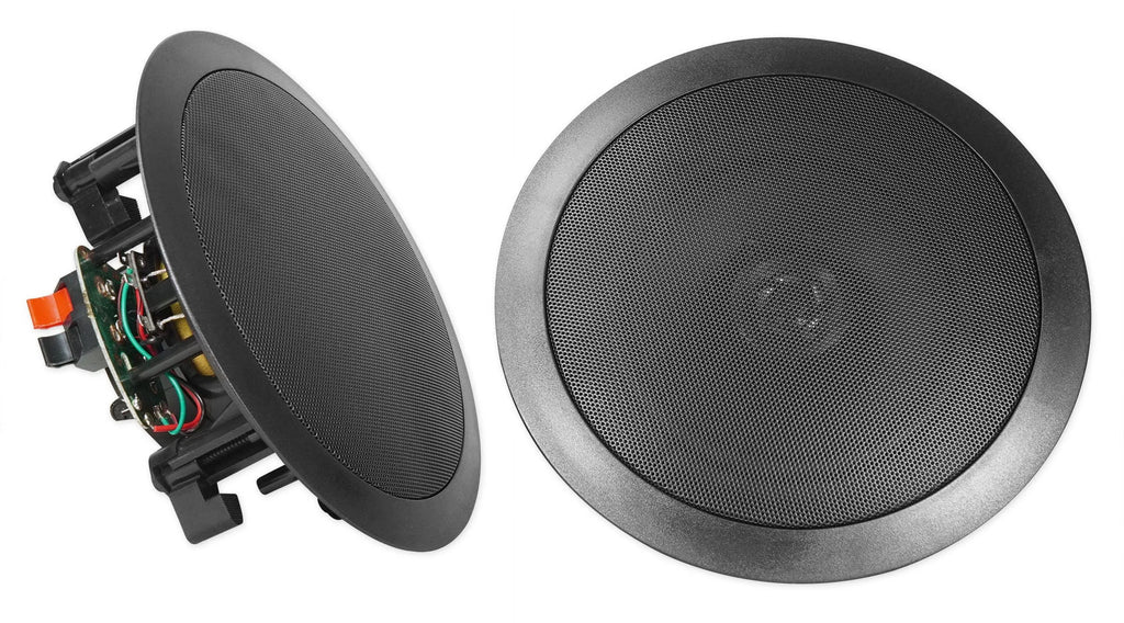 ROCK Speakers Multi Black Receiver+6) Rockville MATRIX Wall Ceiling+2) Home Room