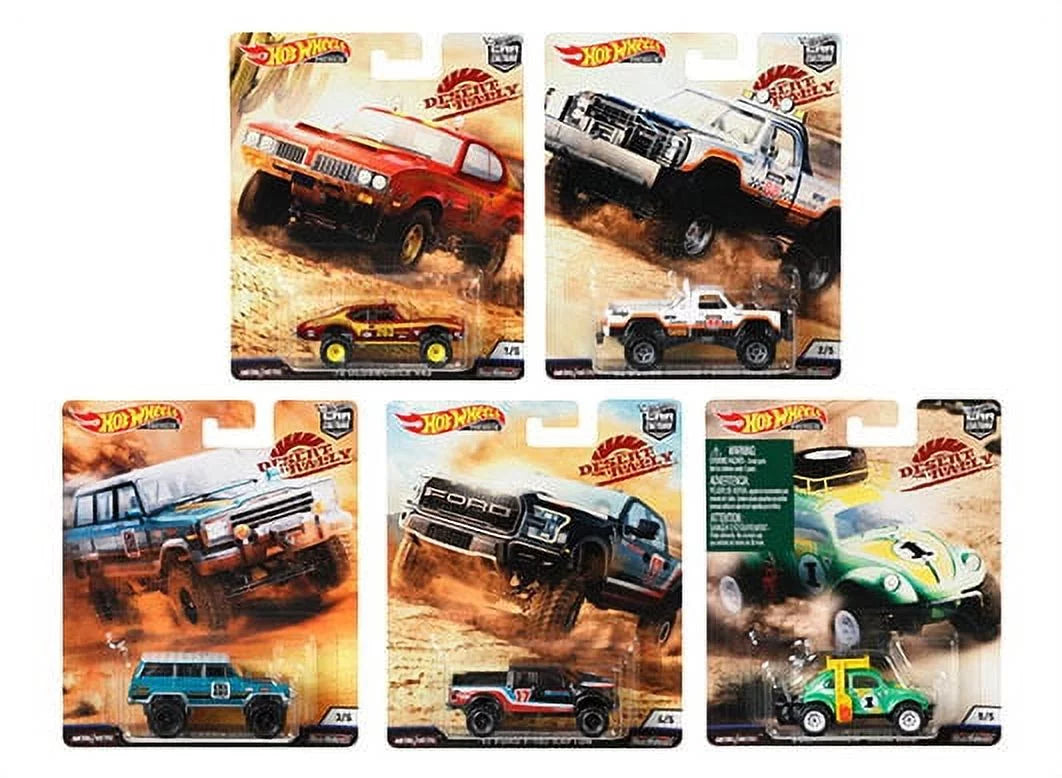 Culture Series 5 FPY86-956K Rally Model 2019 Desert Cars Car of Set 1/64 Wheels Premium Cars, Hot Diecast