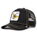 Size Black Hat, Trucker Adjustable Farm The Bee), One Unisex Original Snapback Bros. (Queen Goorin