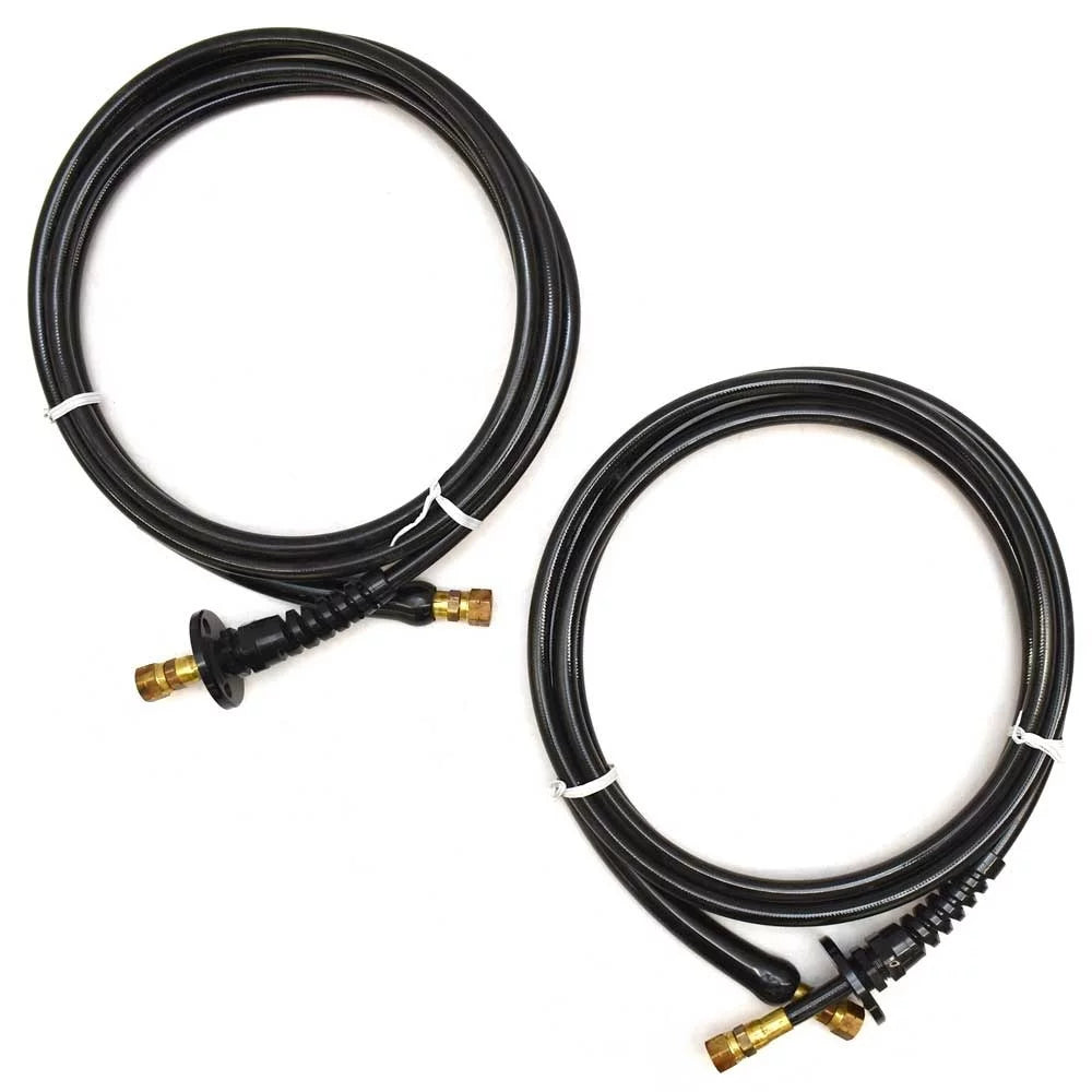 FT 2) HO8312 Black 12 SeaStar (Set Hydraulic Boat Hose Steering | of
