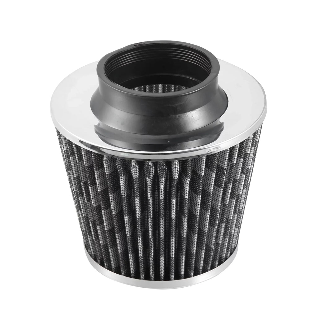 Ring Intake 2.3" Filter on Replacement Fiber 1pcs Reducer Clamp Inlet Cold 60mm Air Pattern Cone Dry Washable Carbon Air