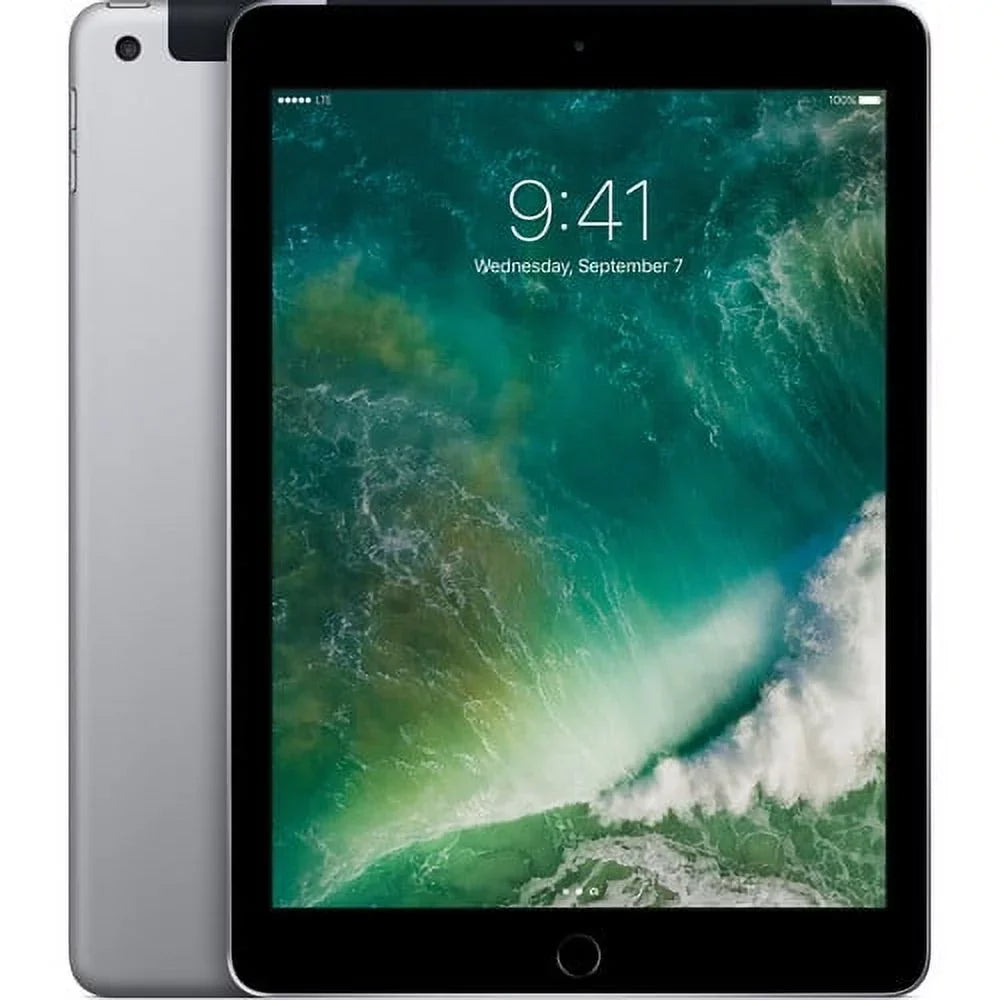 Wi-Fi 9.7" Gray - 32GB Space iPad Apple Only 2017 Used