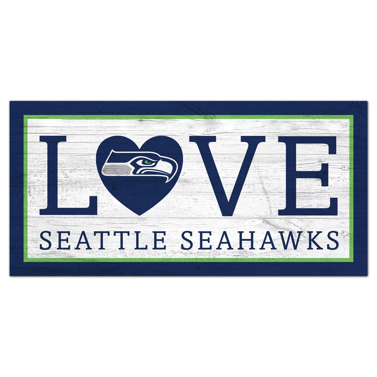 Seattle 6'' Love Seahawks 12'' x Team Sign