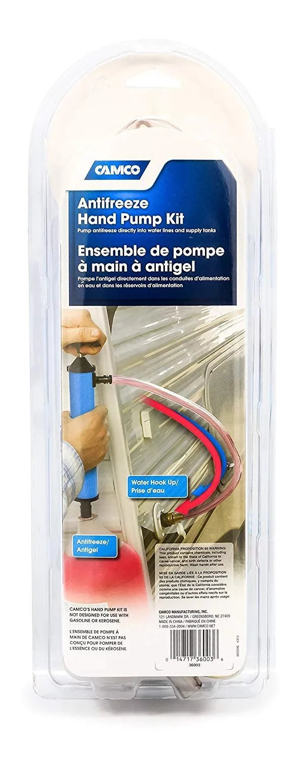 Antifreeze Pump Winterizing Tanks, Easier Makes Simple Pumps Antifreeze Supply Waterlines RV 36003 Directly Hand Into Kit- and and the Camco