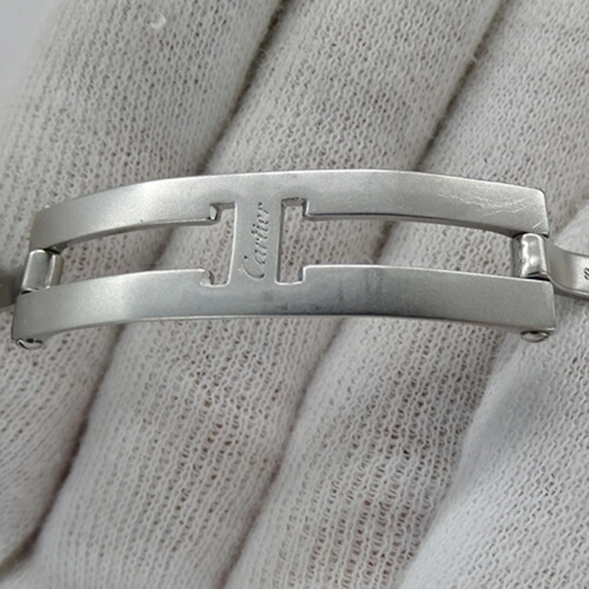 Stainless Miss Steel, Pasha SS, Polished Quartz, (Good) Ladies W3140007, Silver, Watch, Pre-Owned Cartier