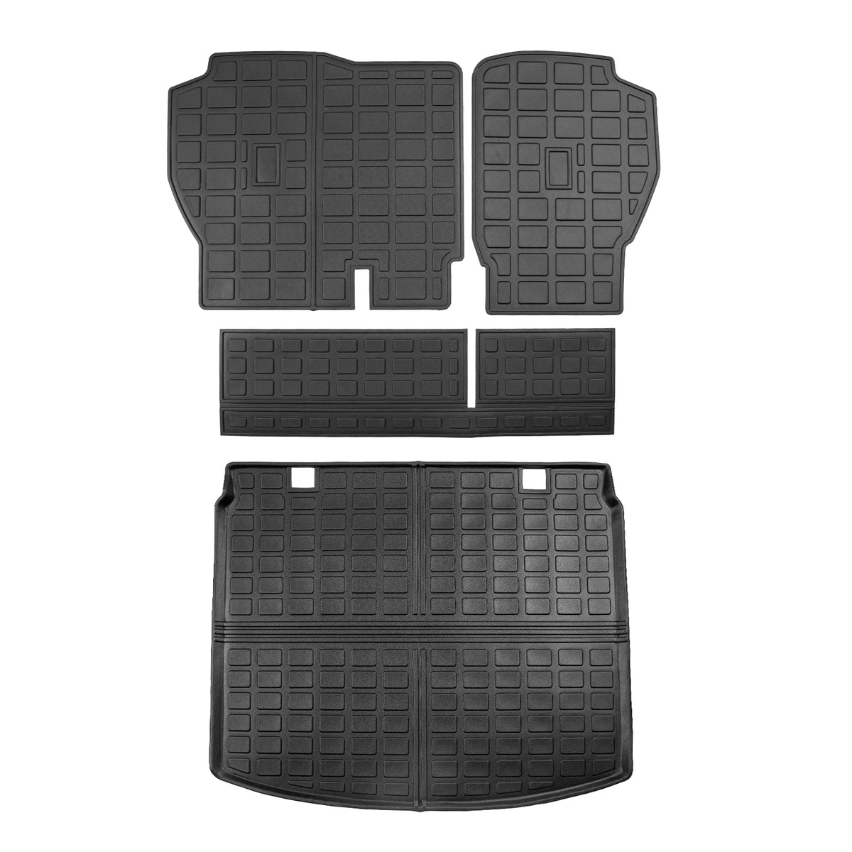 with Accessories 2024 CRV Liner Mat Trunk Honda Seat 2023 Trunk Cover Compatible Deck, CR-V Cargo Mat+Backrest Hybrid Mat (Fit Back Mats) Honda Cargo Upper Protector