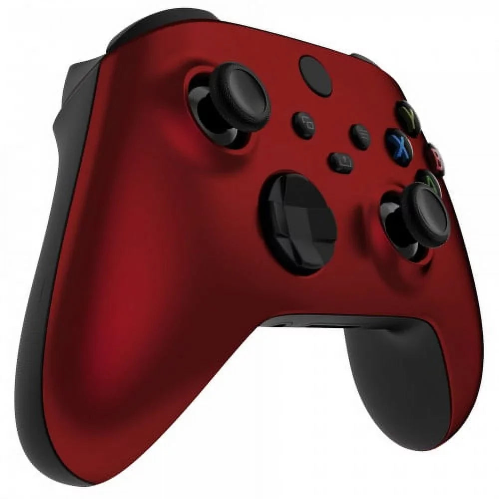 LED X White Xbox With Fire Touch Soft Rapid Modded Red Controller Custom