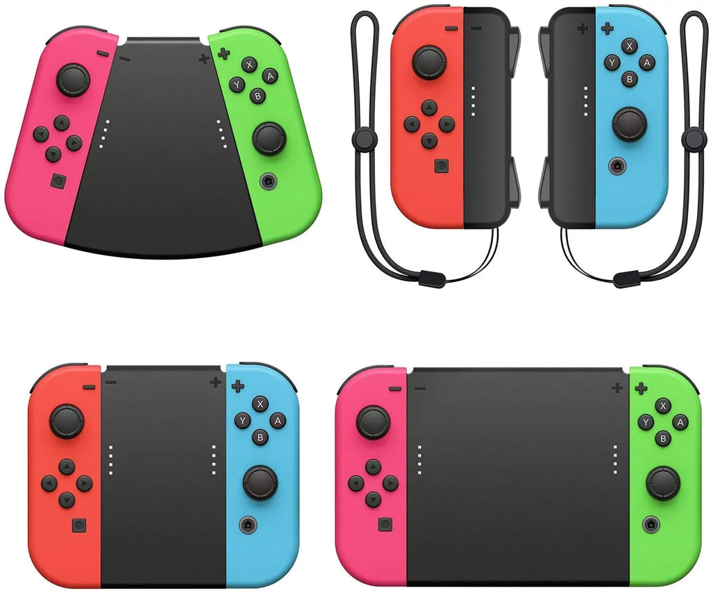 NS Joy-Con, Handle 5-in-1 Nintendo Handle Game for Grip with Connector Switch Gamepad Strap Switch for Wrist