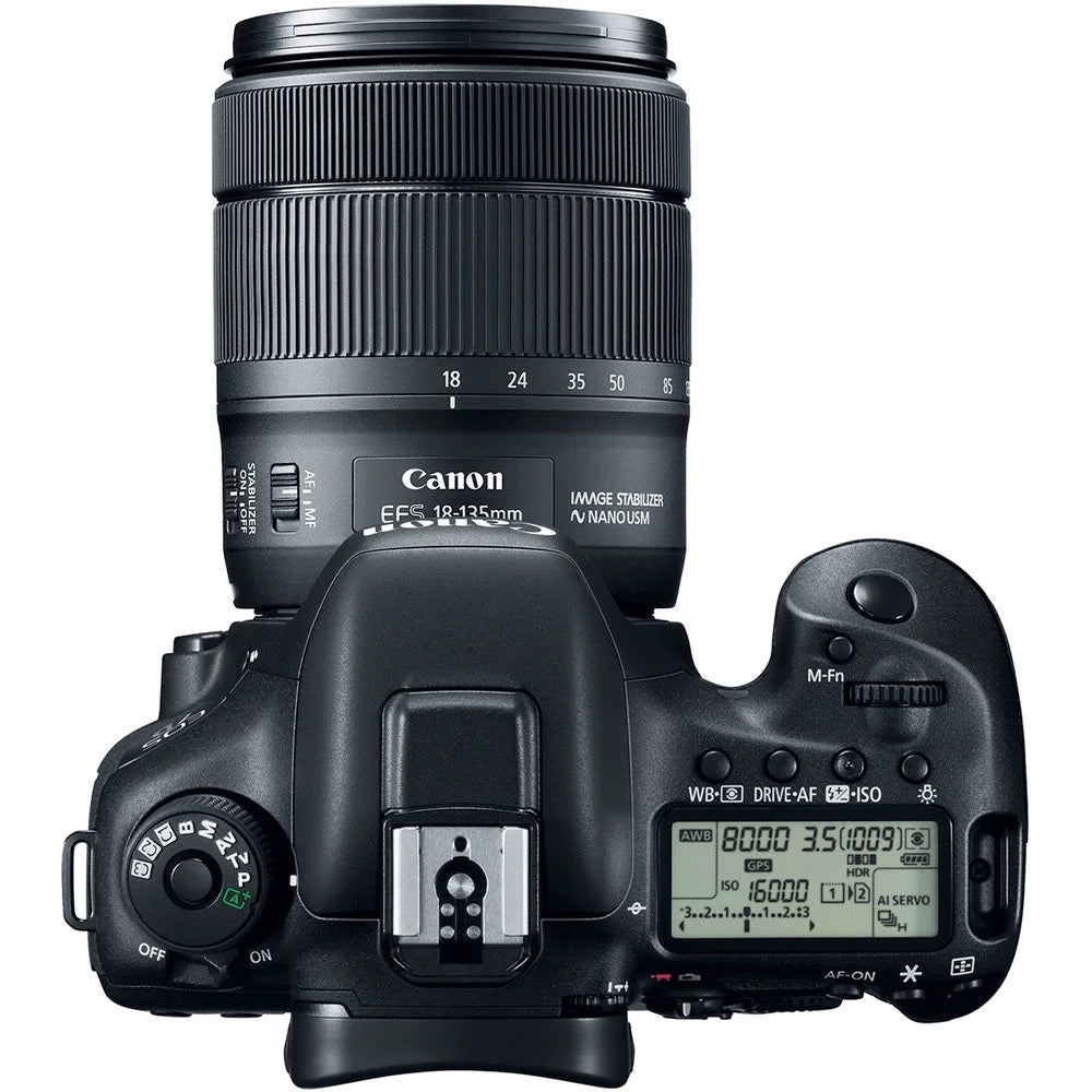 '+ & 18-135mm W-E1 USM Mark More IS Camera f/3.5-5.6 EOS W/ DSLR 7D Canon Lens II