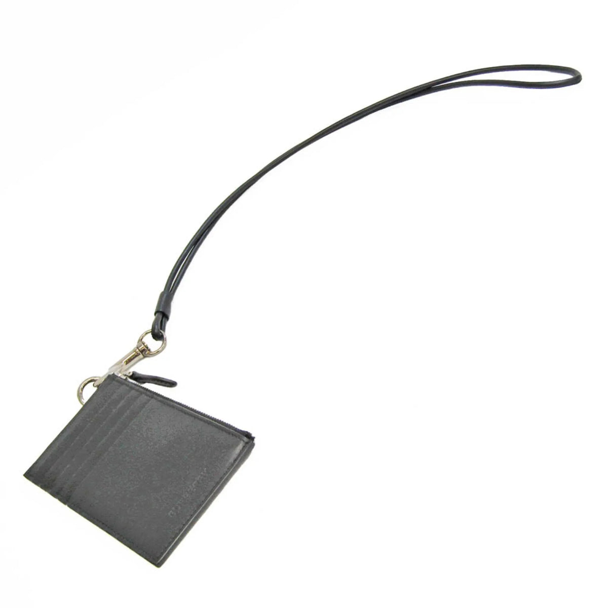 Pre-Owned 8051832 Card Burberry Coin Leather (Good) Case Case Black