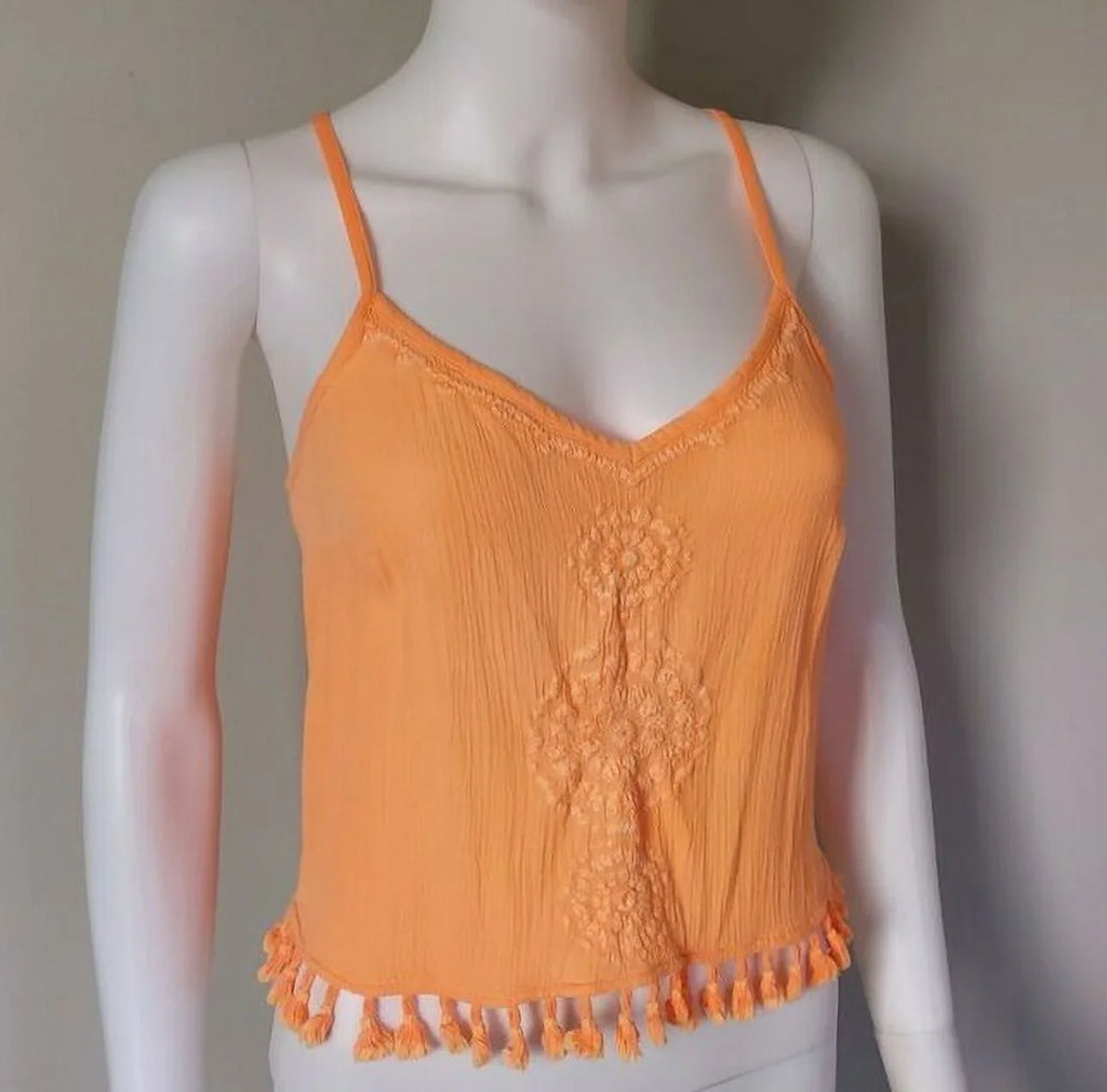 Embroidered Lilly Pulitzer (XL) TOP Melon Glow Katen Crop