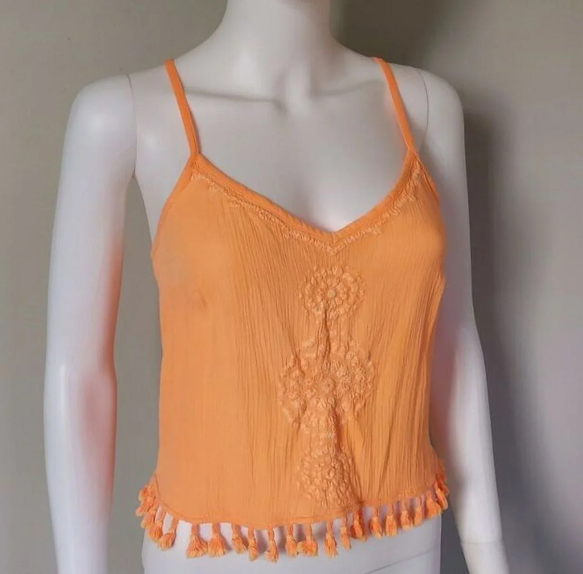 Embroidered Lilly Pulitzer (XL) TOP Melon Glow Katen Crop