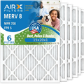 6 AIR. 5 5 700 to to with by 91X24 8 AIRX Comparable & Lennox 8 MPR Filter MERV WICKED FPR FILTERS 700 15x20x1 MERV Pack Comparable & FPR Filter MPR Air Compatible CLEAN