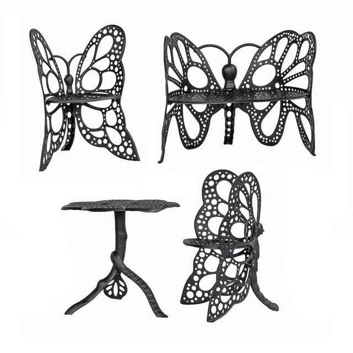 Deluxe Butterfly Set FlowerHouse - Black Garden