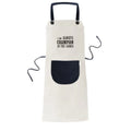 Cotton In Pinafore Bib Pocket Kitchen BBQ One Games Linen Best Adjustable I Am The Always Apron