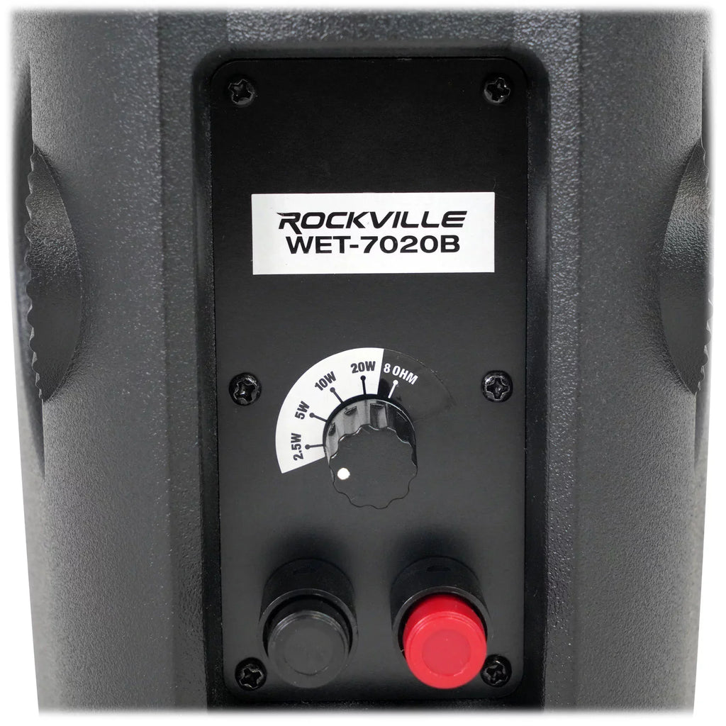 ROCK Speakers Multi Black Receiver+6) Rockville MATRIX Wall Ceiling+2) Home Room