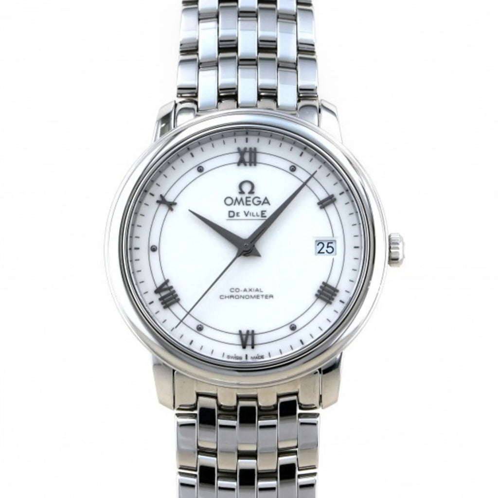 Women's Chronometer Ville Co-Axial 424.10.37.20.04.001 De OMEGA (Good) Omega Dial Pre-Owned Watch Silver