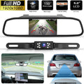 Parking View Car + Camera Monitor Night Vision Kit Backup Rear Mirror System 5"