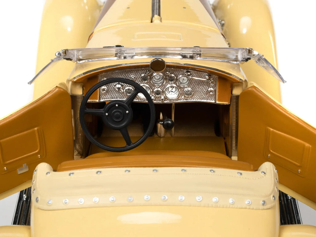 SSJ Gold Chocolate 1935 Diecast Model Yukon World Speedster Brown and Car 1/18 Duesenberg by Auto