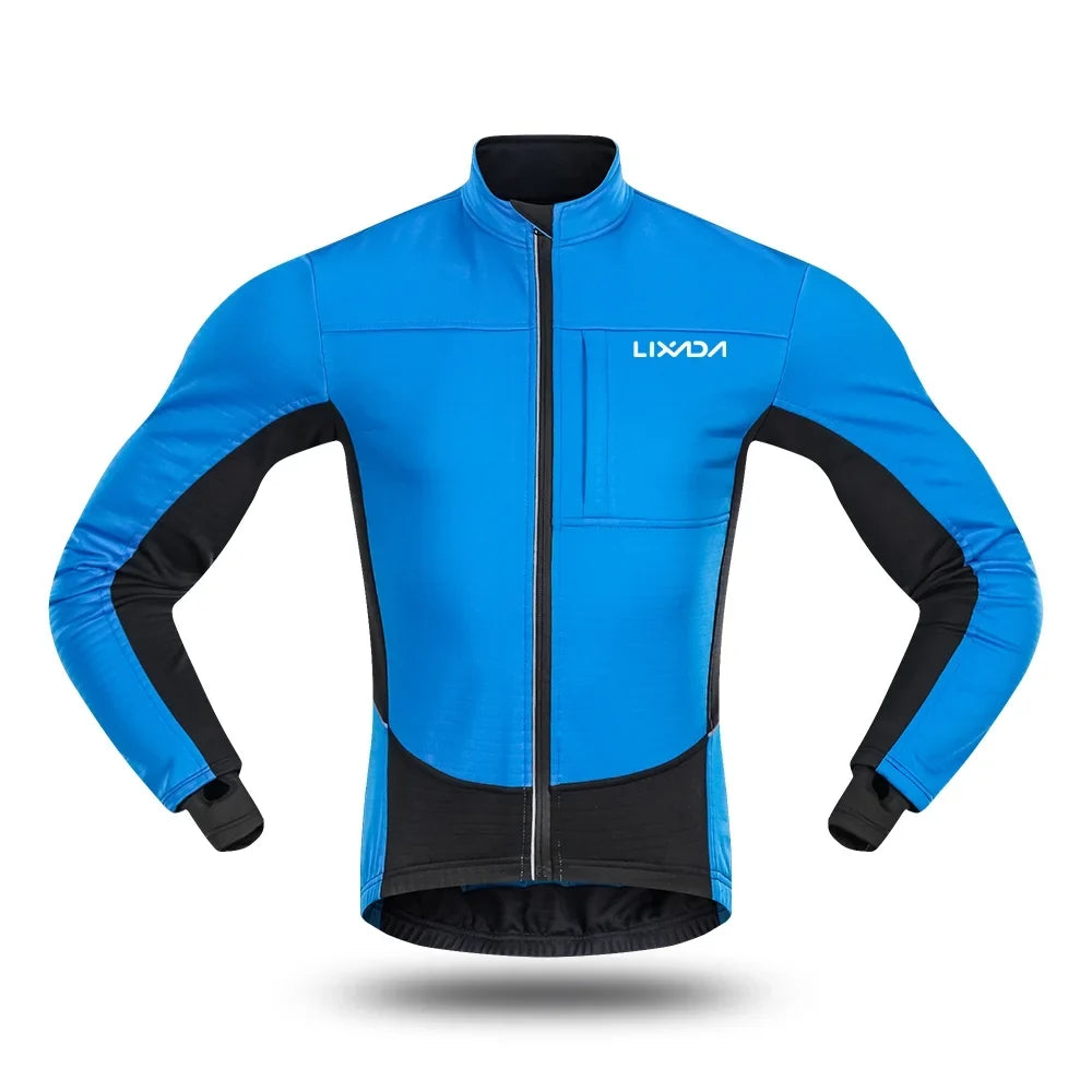 Thermal Coat Cycling Fleece for Men's Windproof Bicycle Running. Jacket, and Polar Lixada