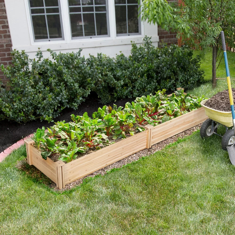 Garden Patio Greenhouse Bed Wooden Raised Design for Planter Yard Alden Box