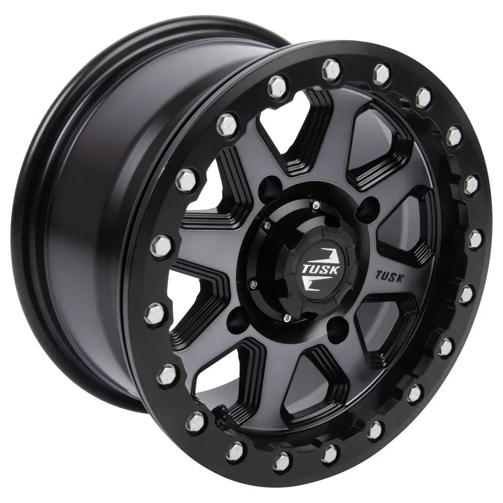 R-Spec 1000 Rmax Wolverine 14X7 Tusk 2022 Gunmetal/black 3.0 For Beadlock Uinta 4/156 Wheel Yamaha + Pack) (4 4.0 4