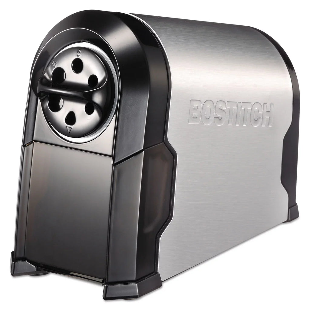 Bostitch 9", Glow Pencil 10.63" X 6.13" Stanley Super Commercial Black/silver Sharpener, Pro Electric X Ac-powered,