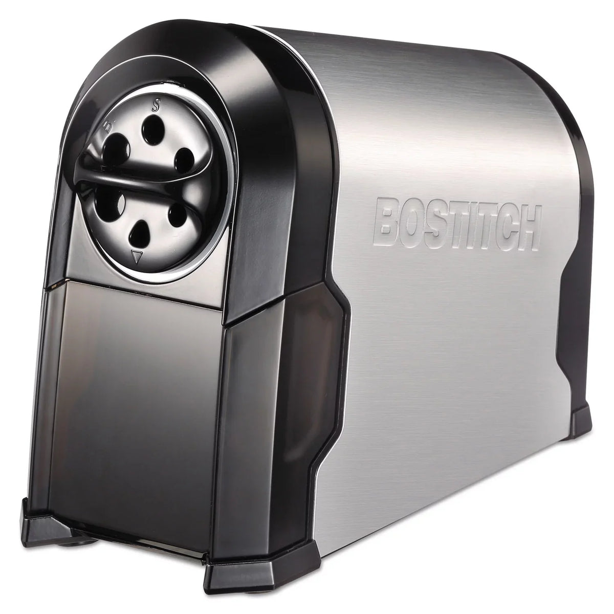 Bostitch 9", Glow Pencil 10.63" X 6.13" Stanley Super Commercial Black/silver Sharpener, Pro Electric X Ac-powered,