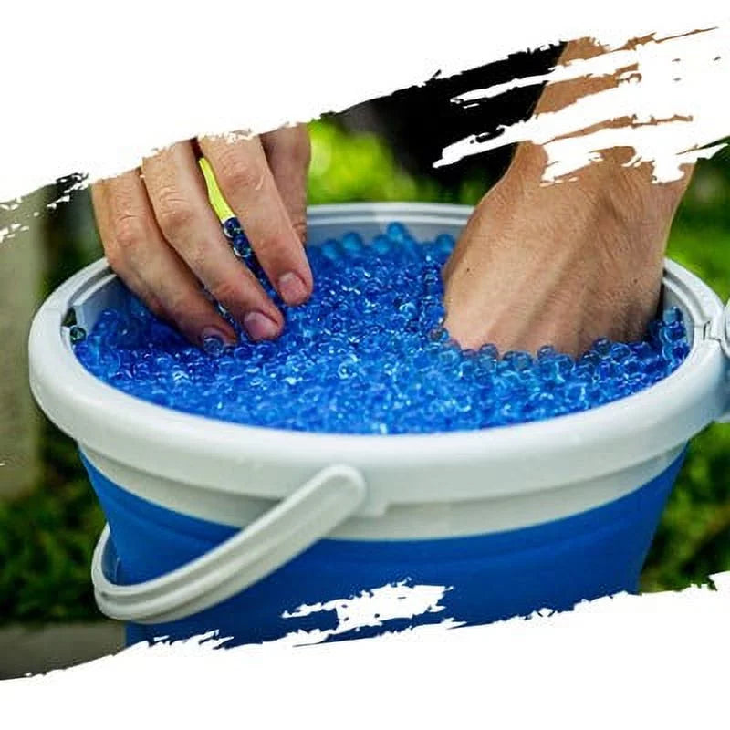 Gellet Blaster Tub, 1.5 15,000+ - Holds Gel Blue, Gallon Gellets Ammo Collapsible