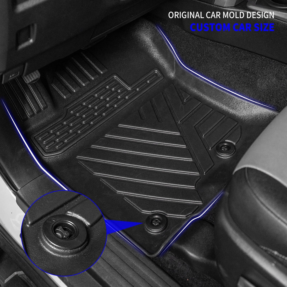 Floor Toyota Mat Seats Accessories 7 Cargo 2013-2023 4Runner Mat Mats Fit Cargo Liner Trunk