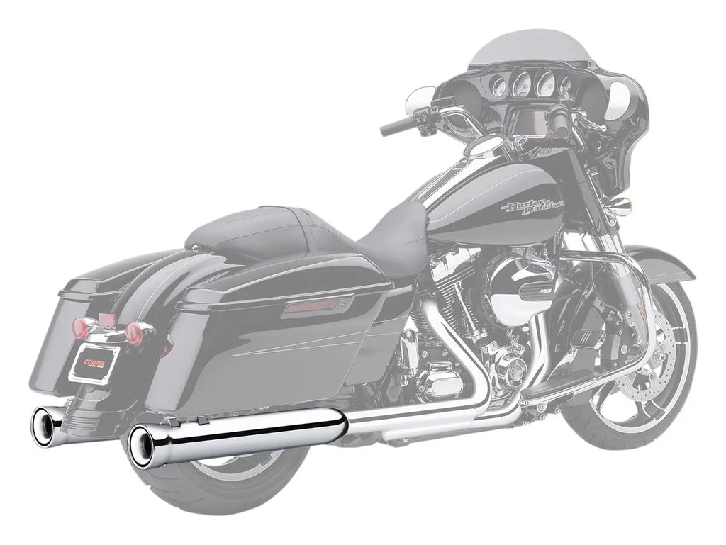 (6107) Mufflers Cobra 4" Chrome Hater Neighbor