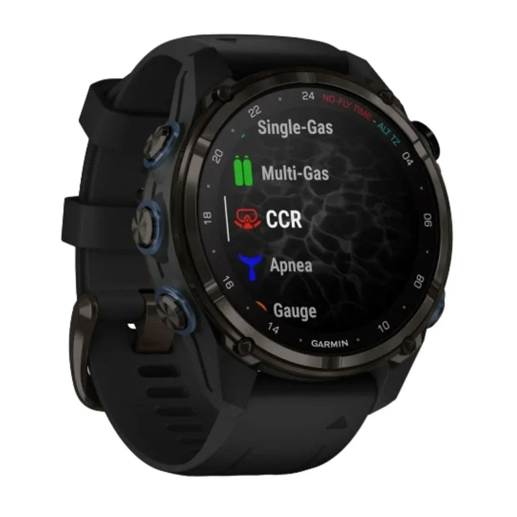'- Carbon Garmin Ti Mk3i Descent DLC 43mm Gray -