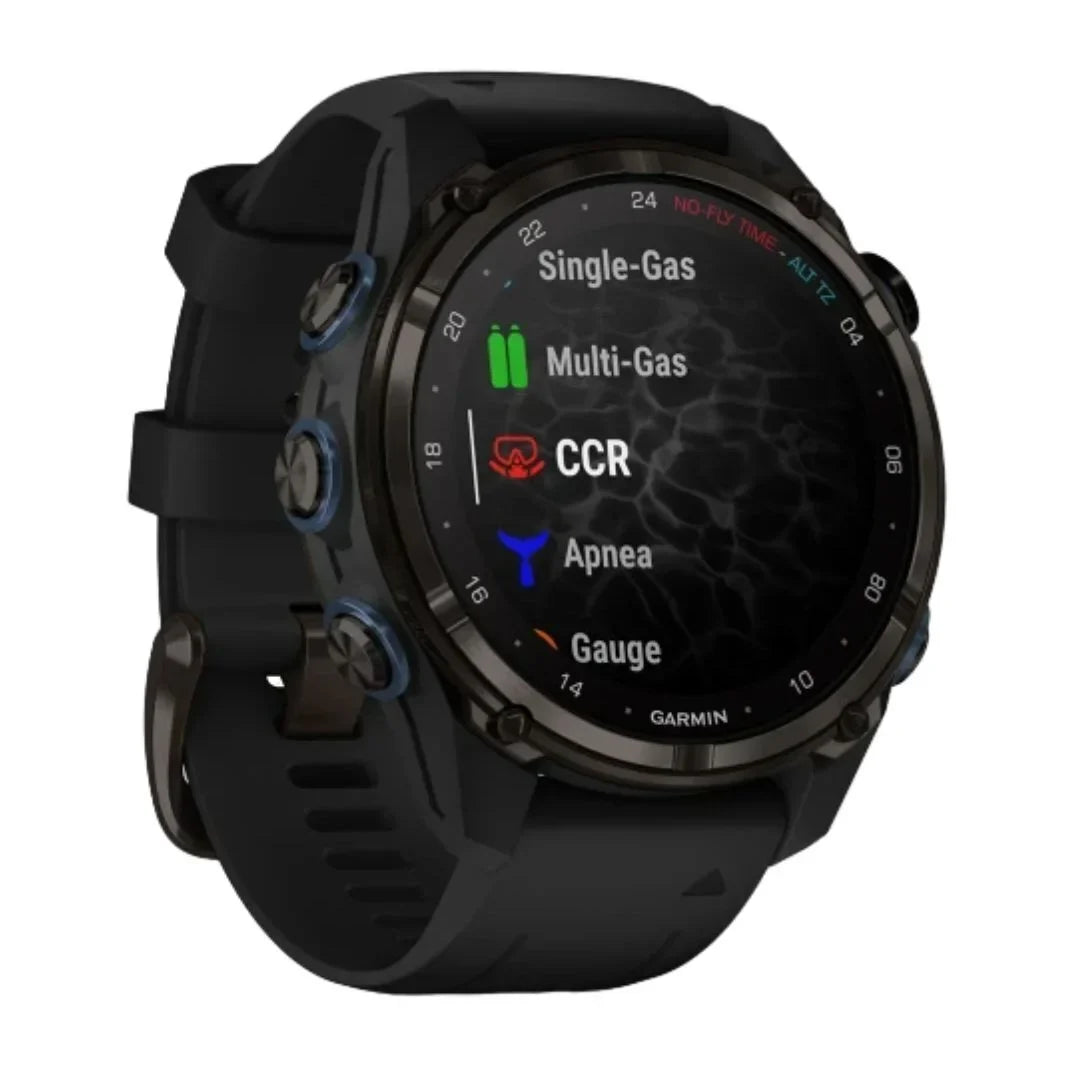 '- Carbon Garmin Ti Mk3i Descent DLC 43mm Gray -