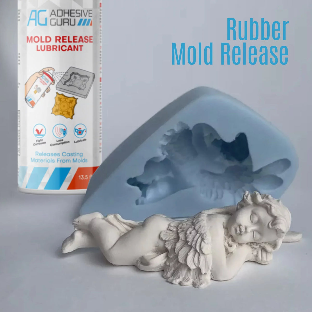 for 2 Mold 13.5 Spray Adhesive Epoxy x Pack fl Release Guru Silicone oz) (2 Resin