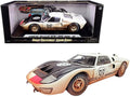 by MK GT-40 #98 Model Hood with Car Black 1/18 (Dirty 1966 Diecast Version) Race Shelby Collectibles II After White