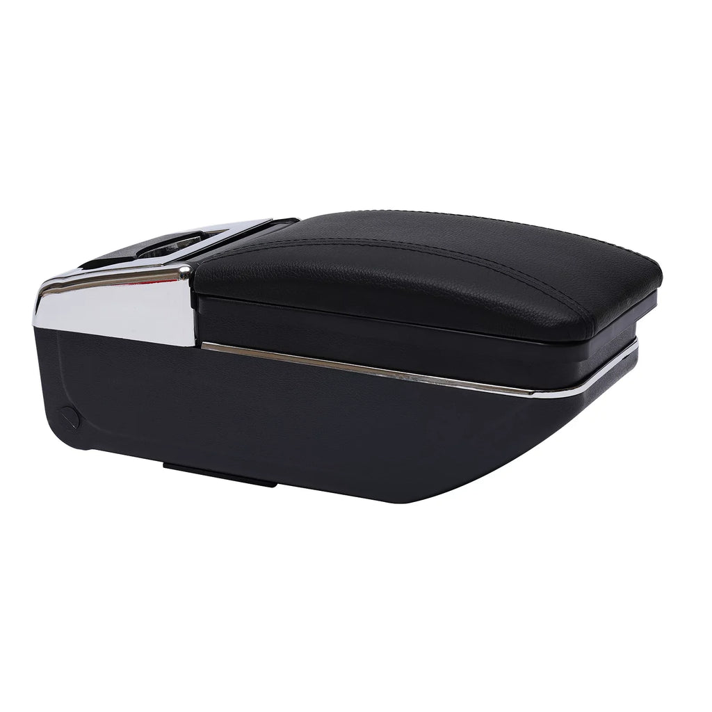 ZhdnBhnos Black Box Storage Rest 2007-2011 Console Car Holder Rotatable For Center Nissan Arm Container Armrest Versa/Tiida/Latio