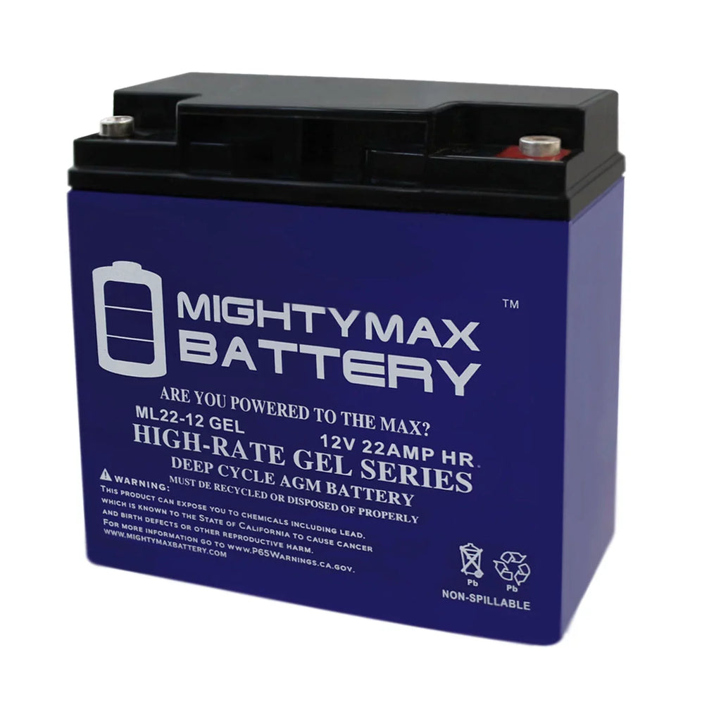 22AH GEL Scooter Jr 12V GP Alante Battery Wheelchair 200 for