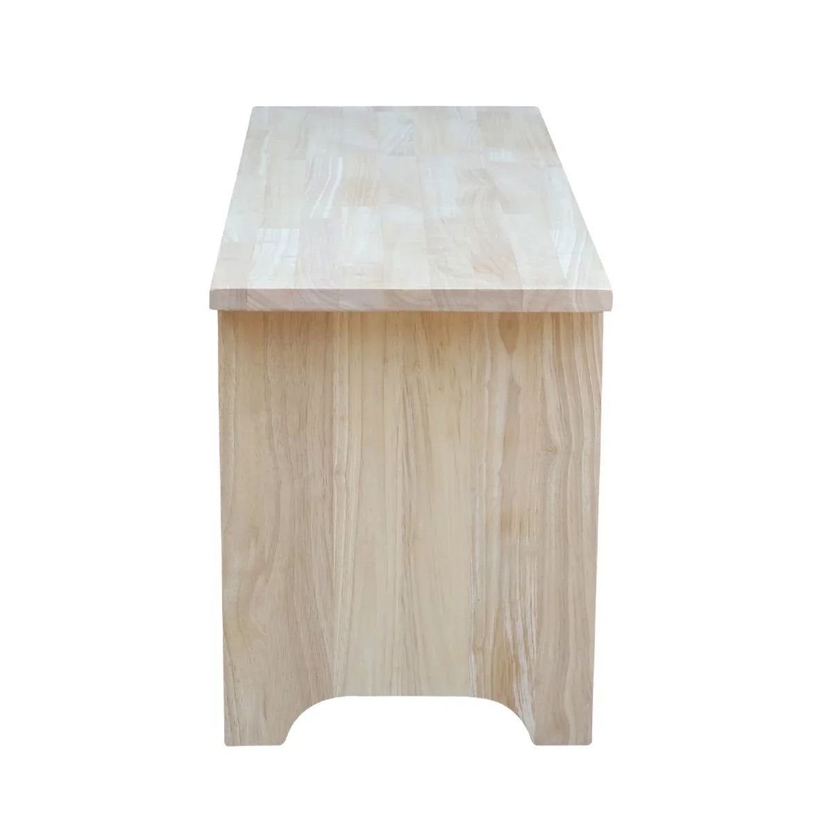 Concepts Indoor Wood International Brookstone 36" Bench Solid Long, - Unfinished