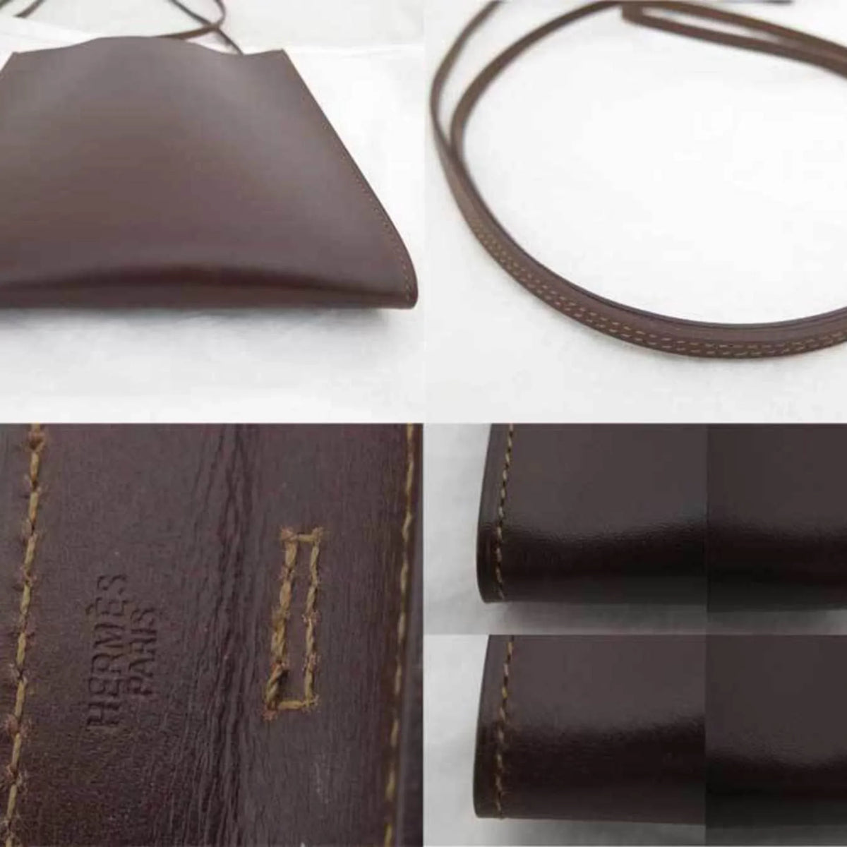 Hermes Shoulder Men's (Good) HERMES Brown Bag Leather Pre-Owned Women's Onimeto