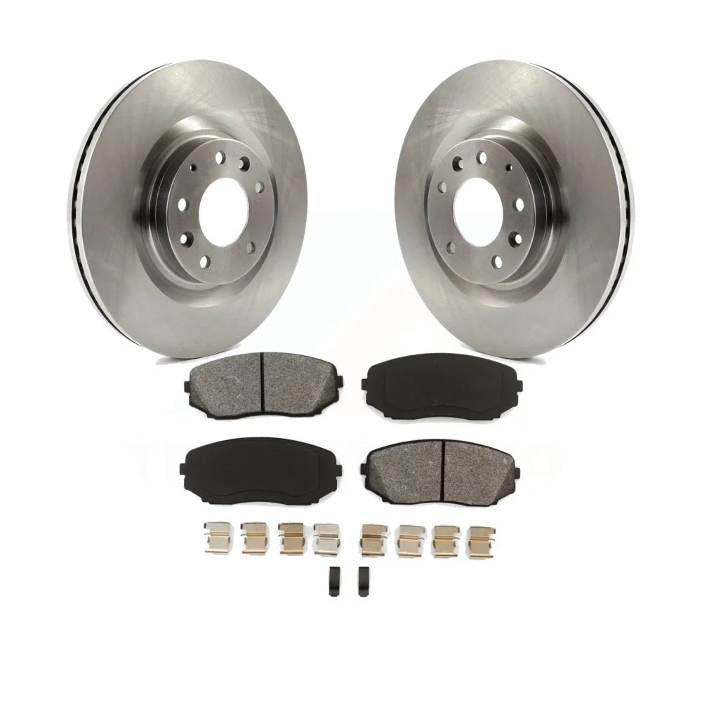 Semi-Metallic 2007-2015 Auto Rotors Brake Mazda - Disc K8S-100535 Transit Pads CX-9 Front Kit For And