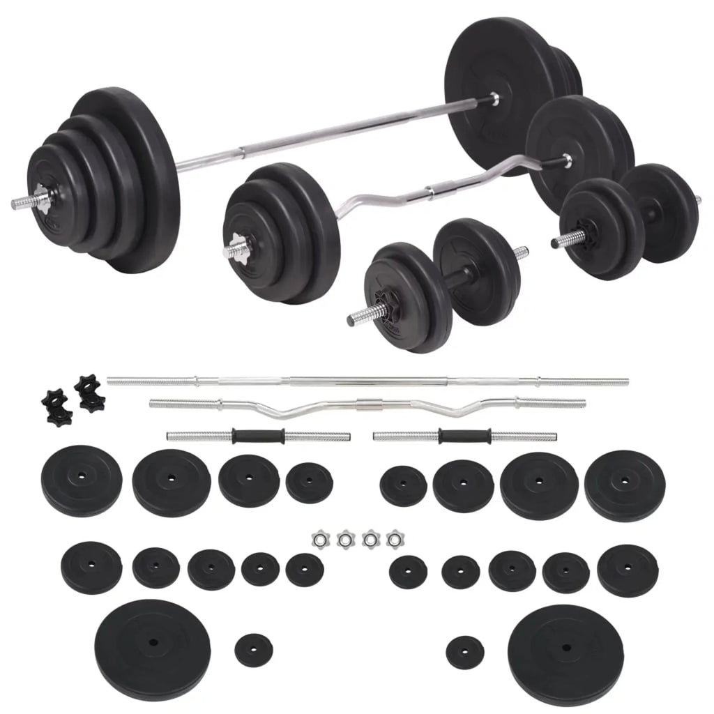 Set with Dumbbell Barbell Aibecy Weight and Bench 264.6 Weight Rack, lb