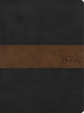 negro/marrón piel (Hardcover) RVR símil de Spurgeon, Biblia estudio 1960