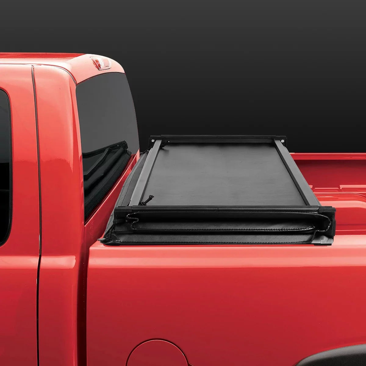 2019 6' TTC-TRISOFT-060 Top Trunk 18 Motoring Bed 2016 Toyota Cover Tonneau Fleetside to for Adjustable Soft Tacoma 17 DNA Tri-Fold