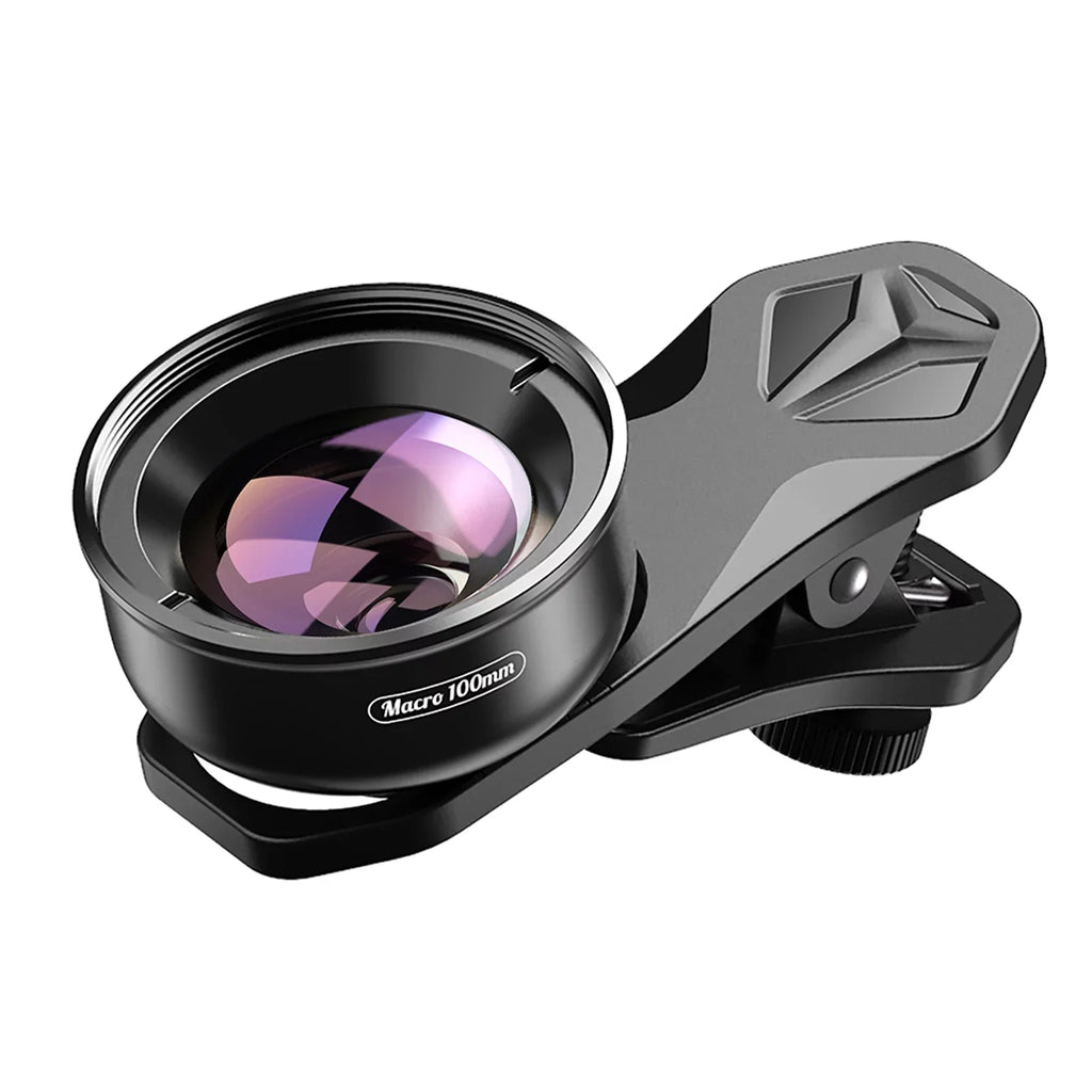 Aluminum External Shooting Lens Accessory Optical HD Distance Cellphone Multi-Layer 40MM-70MM Coated Macro Camera Detachable Clip Lens 4K Alloy
