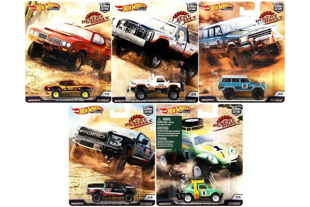 Culture Series 5 FPY86-956K Rally Model 2019 Desert Cars Car of Set 1/64 Wheels Premium Cars, Hot Diecast