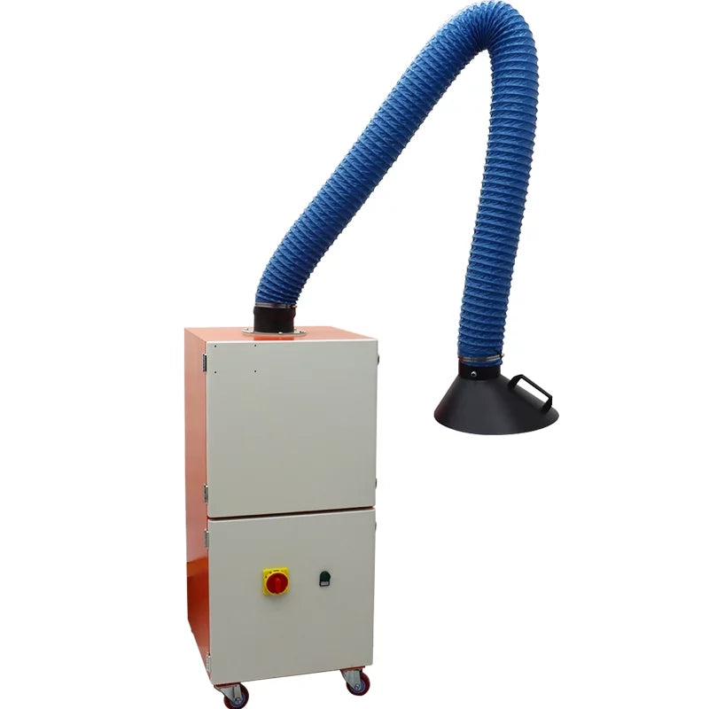 Mobile Single Purifier Extractor Welding 220V Smoke Fume Arm EQCOTWEA Welding