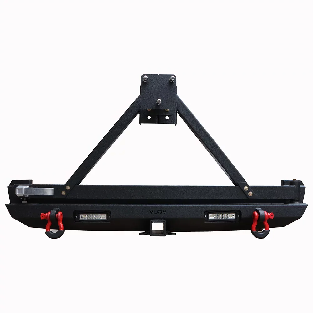 1984-2001 Lights Bumper Rear Cherokee For Steel Carrier XJ & W/Spare Ronghui Tire Jeep