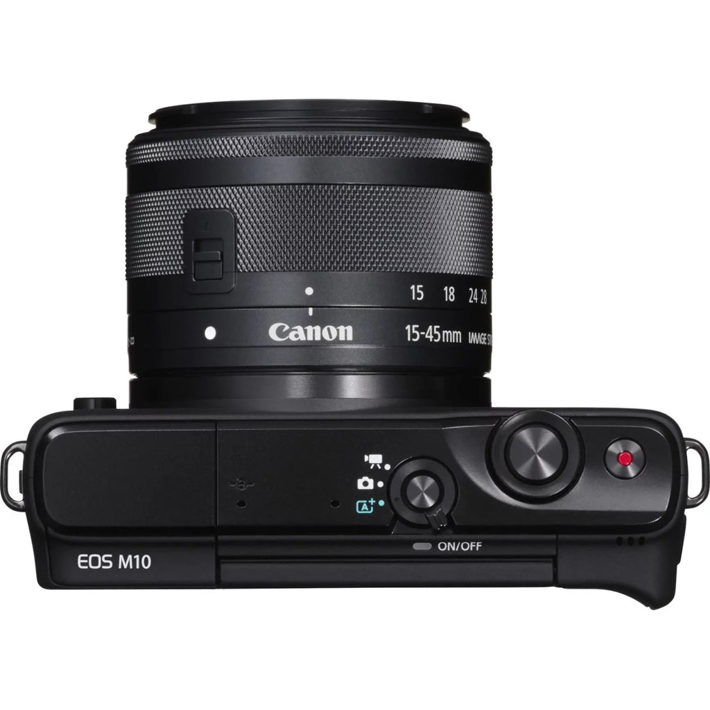 Megapixel Canon M10 Camera with Lens, EOS Mirrorless Black 1.77", 18 0.59",